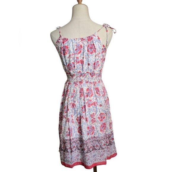American Eagle Vintage Floral Sleeveless Dress Red And White - Picture 5 of 6